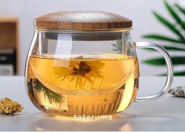 Tataruma Gelas Teh Kaca 3in1