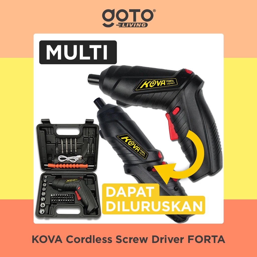 Pilar Niaga Makmur Goto Living Kova Forta Cordless Screw Driver CK-48