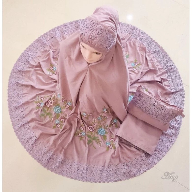  Anugerah Bordir Mukena Khadijah Bordir Strimin Bukittinggi