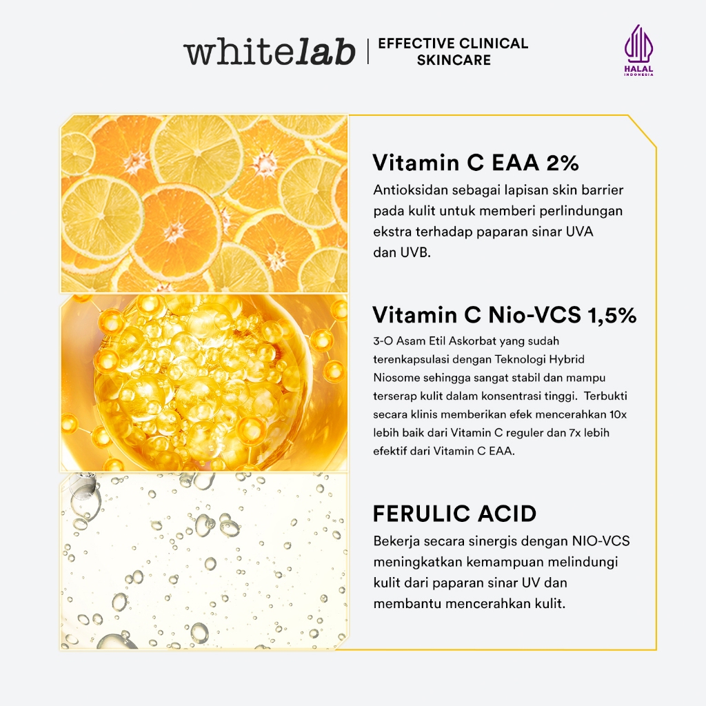 Natura Deca Kosmetika Whitelab Glow Booster C-Dose+ Serum