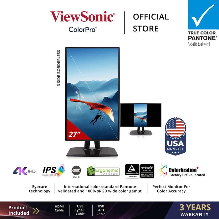 ViewSonic Corporation ViewSonic® ColorPro™ VP2756-4K