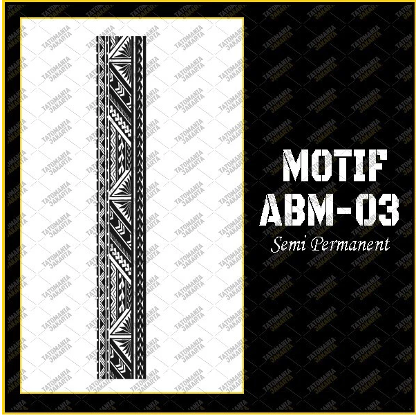  Tato Temporer Semi Permanent Seri New AB-ARMBAND
