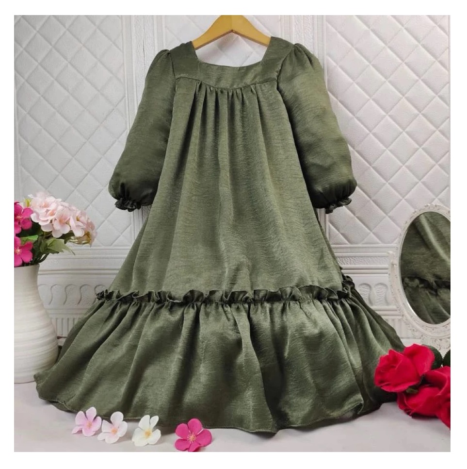 Hallybaba Kids x RICIS MOANA Gamis Anak Perempuan 5