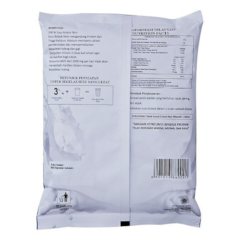 IndoPrima Skim Milk Powder 700 gram 2