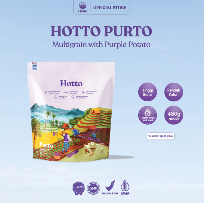 Hotto Hotto Purto Multigrain with Purple Potato 