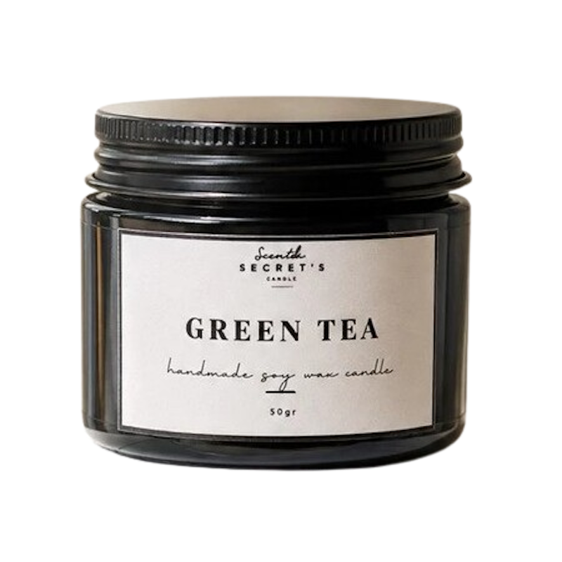 Samantha Luxury Scented Candle Premium Green Tea 1