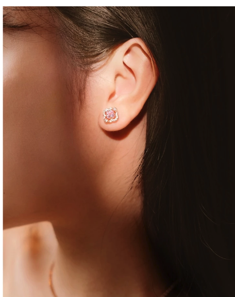  Celest Lyellá Rose Gold Stud Earrings Jewelry