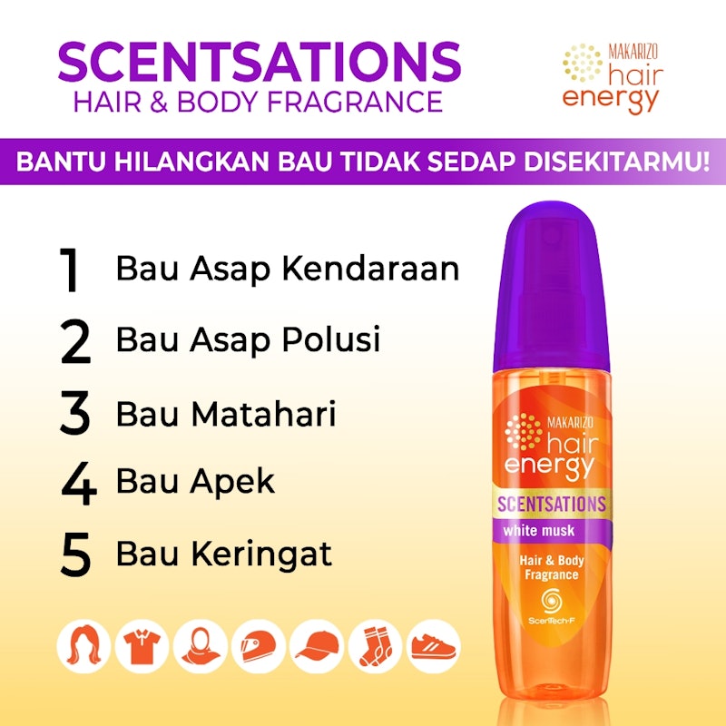 Hair Energy Scentsations Hair Fragrance White Musk 4