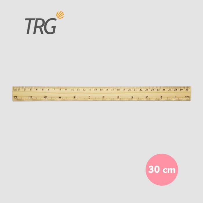  TRG - Wooden Ruler 30 cm TRG RLW-30