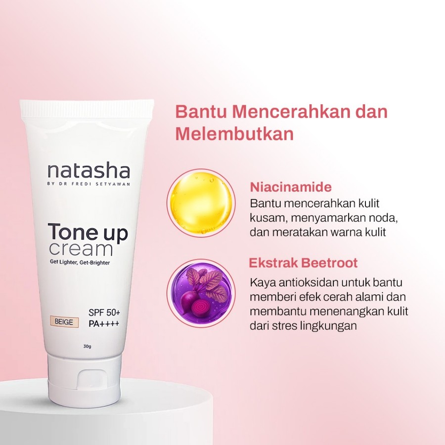 Natasha Tone Up Cream Beige SPF 50+ PA++++ 2