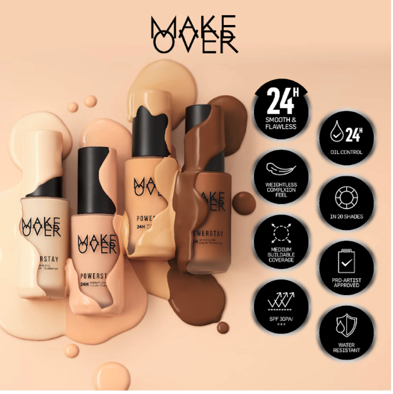 Powerstay 24H Weightless Liquid Foundation N10 Marble 2