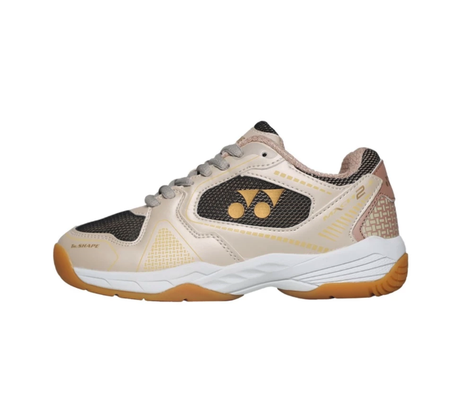 Yonex Badminton Shoes Mach 2 Beige Gold TruShape