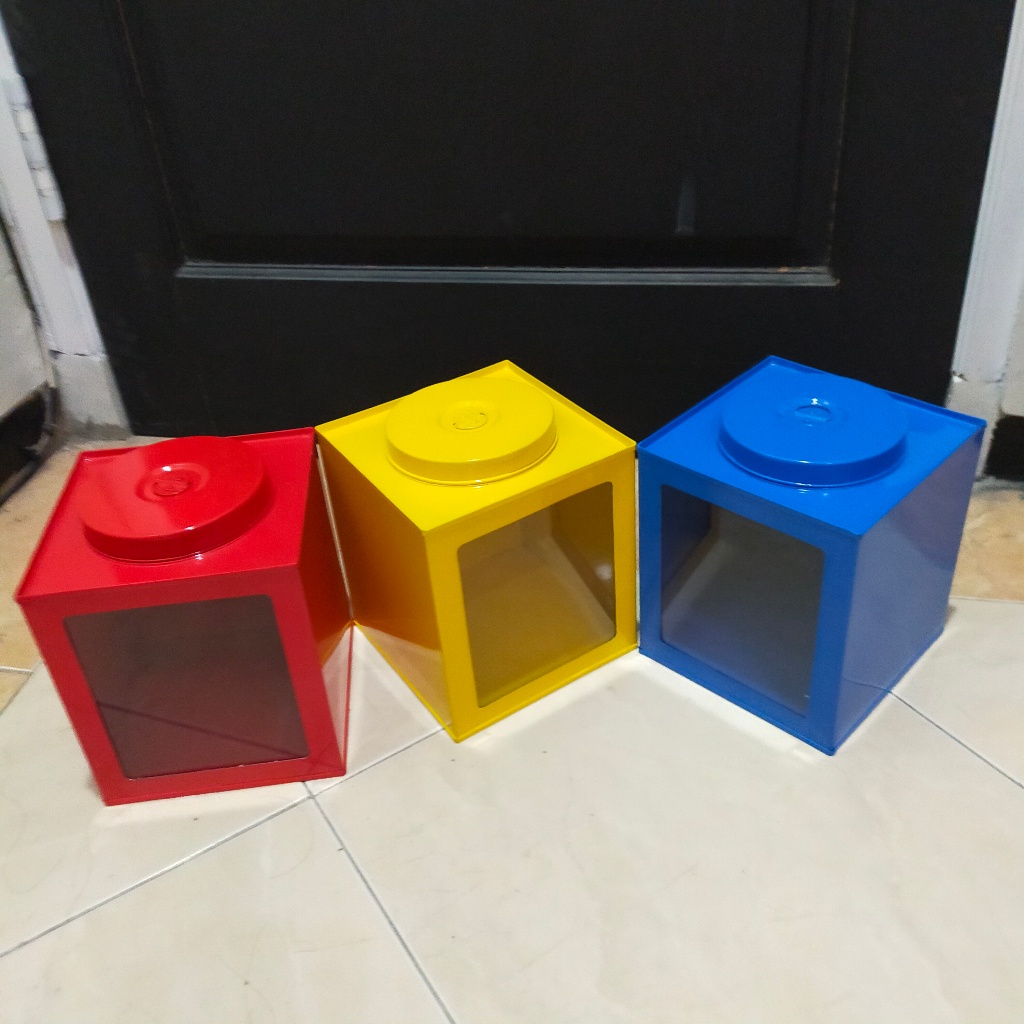 Rumah Tulip Rumah Tulip Toples Kaleng Krupuk size XL (17x17x21 cm)