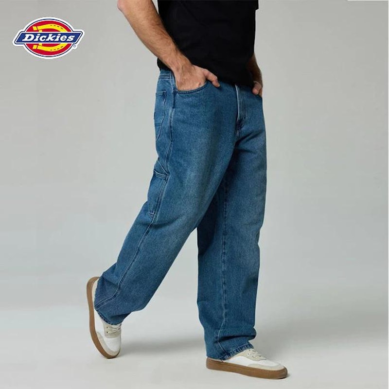 Dickies Men's Denim Loose Fit Pants 3