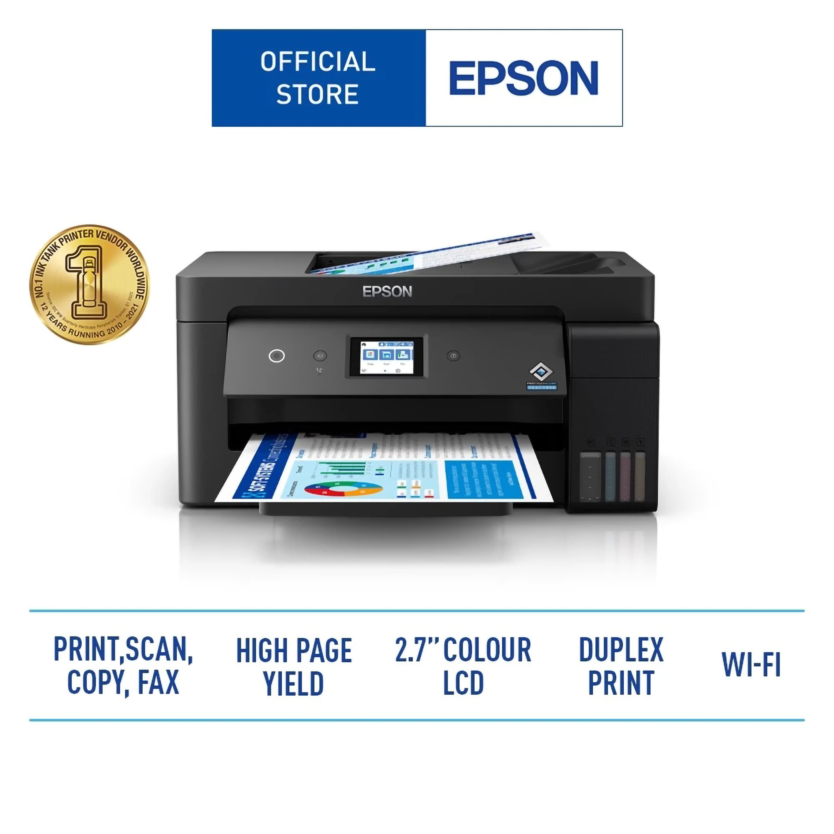 Epson Epson EcoTank A3+ Wi-Fi Duplex Wide-Format All-in-One Ink Tank Printer L14150