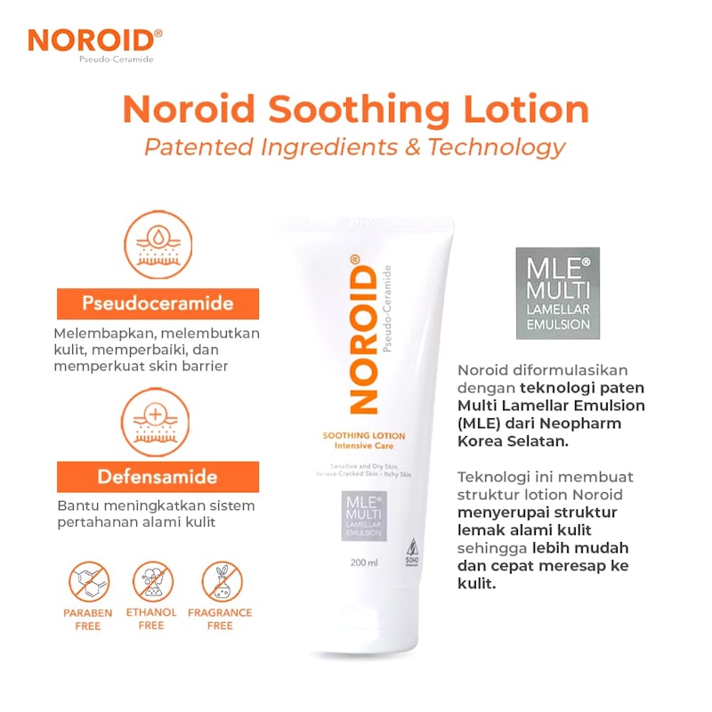 NOROID Soothing Lotion Intensive Care 3