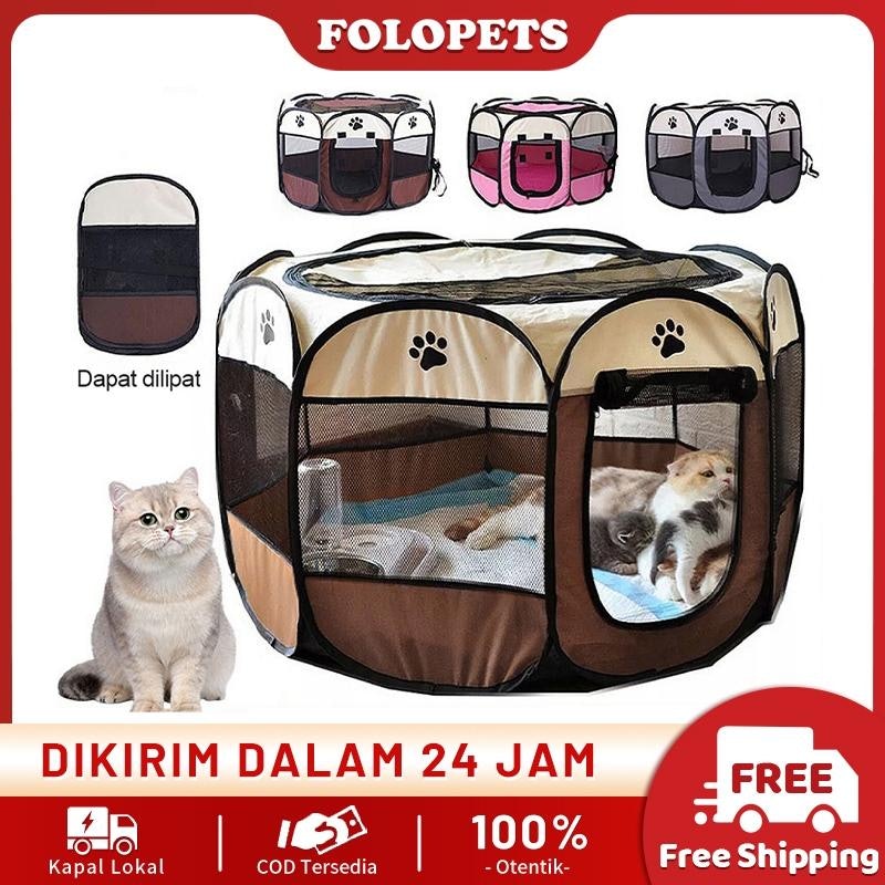 FOLOPETS Kandang Lipat Hewan Bahan Kain - Ukuran L 2