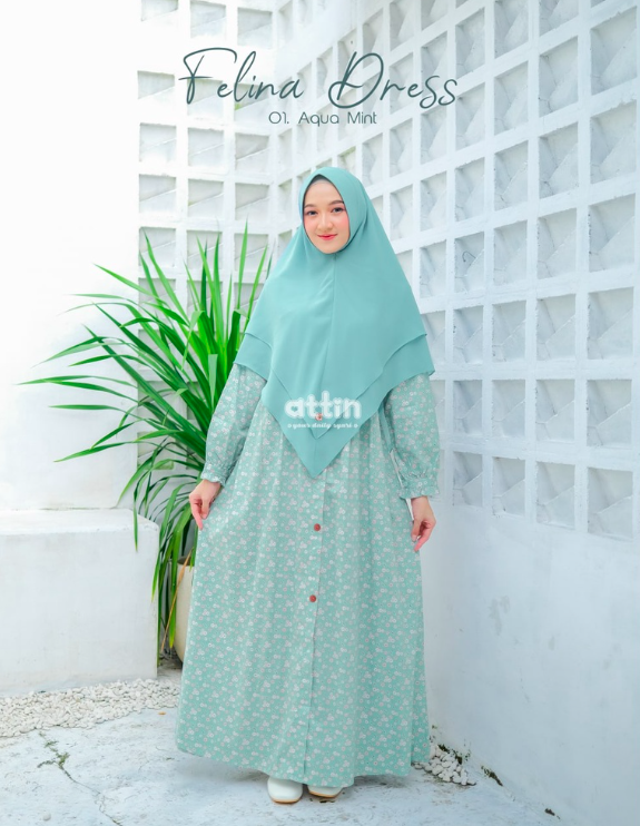 ATTIN Your Daily Syari  Felina Dress