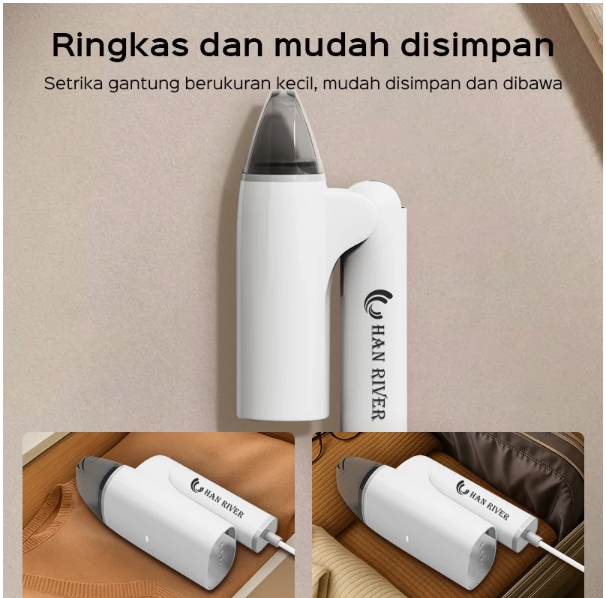  Han River Technology Han River Steamer Pakaian Genggam HRGTJ01WT