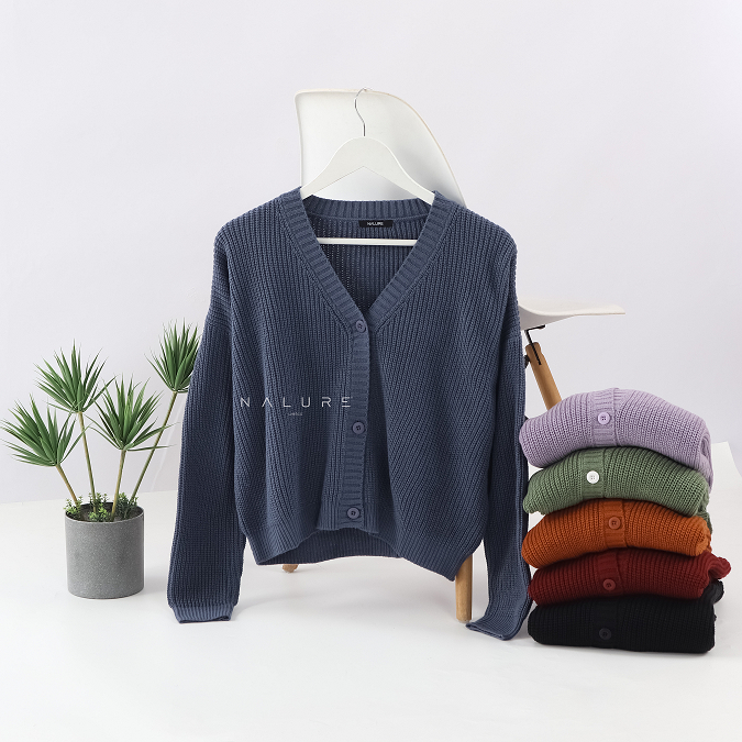 Nalure Lab Nalure Cardigan Front Button