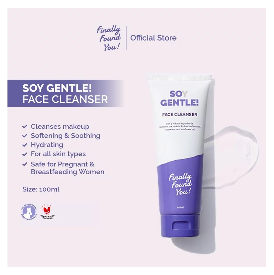 Karya Maharendra Innovation Finally Found You! Soy Gentle! Face Cleanser