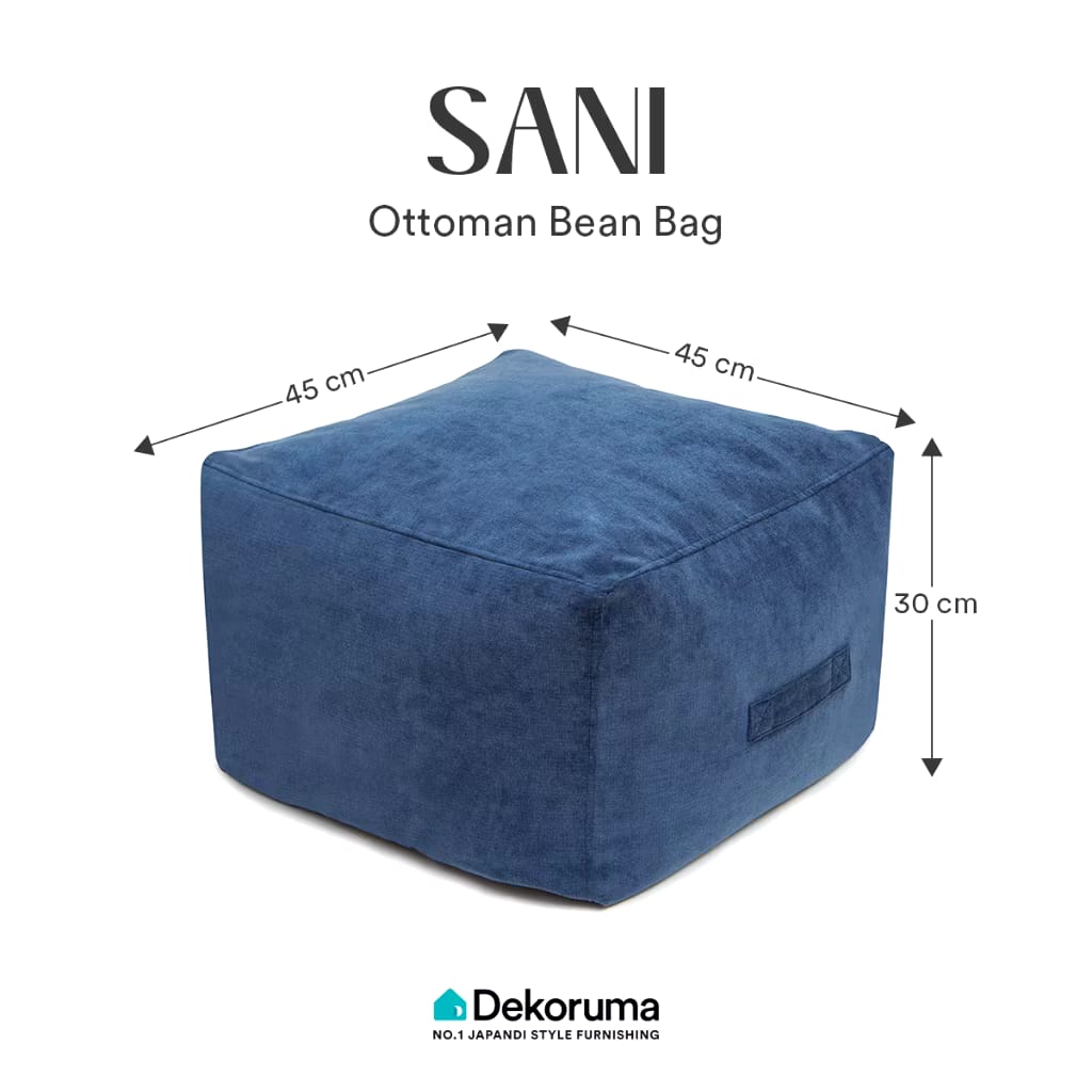 Dekoruma Inovasi Lestari Dekoruma Sani Ottoman Bean Bag