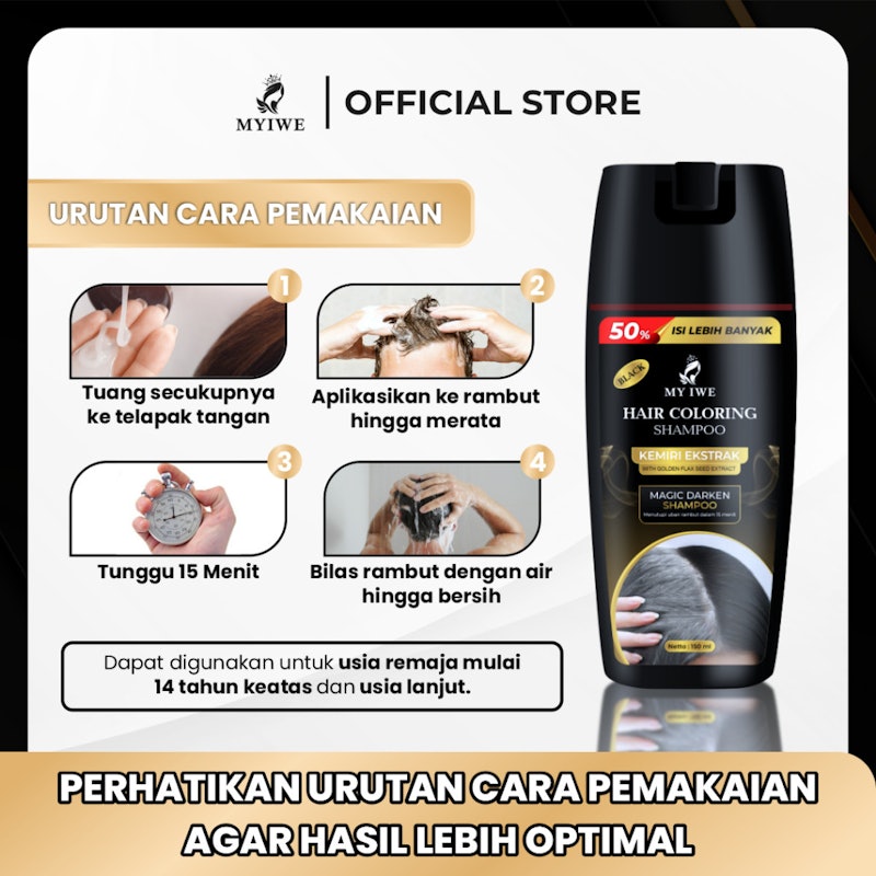 Myiwe Hair Coloring Shampoo 3