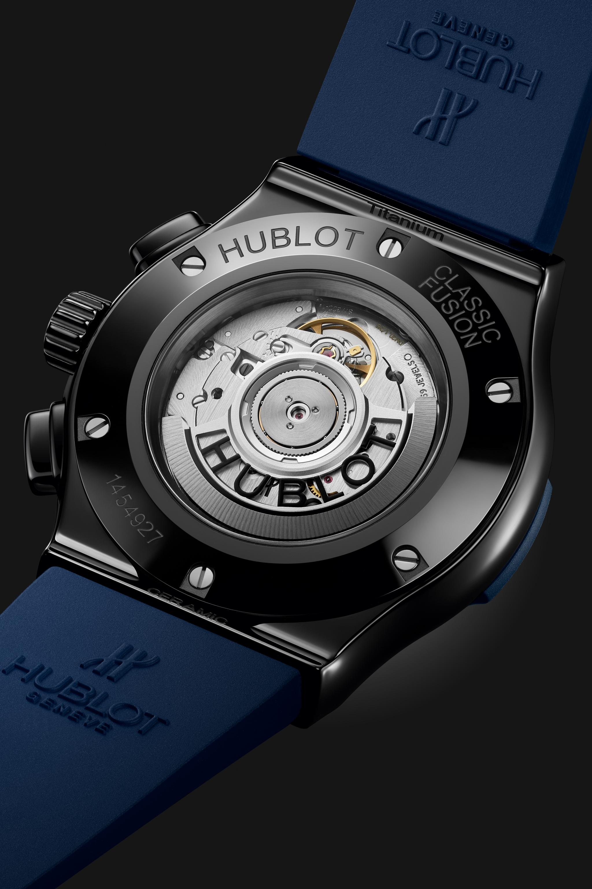 Classic Fusion Ceramic Blue Chronograph  4