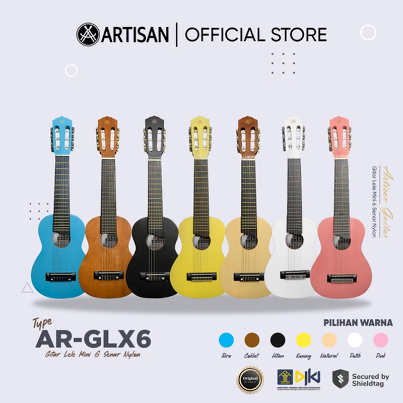 Artisan Gitar Lele Mini Putih 5