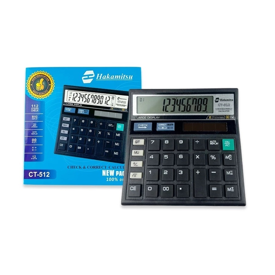 Hakamitsu Check & Correct Calculator ｜ CT-512