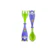 Nuby iMonster Spoon & Fork Set 1