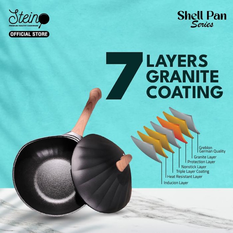 Stein Shell Wok Pan 30 cm 4