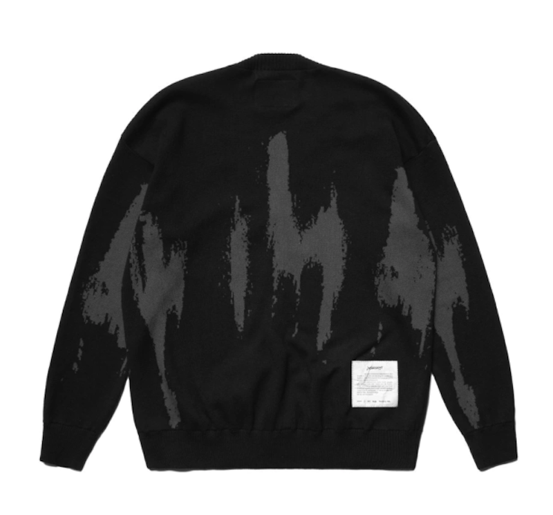 Insurgent Club Cardigan Splatter Black 2