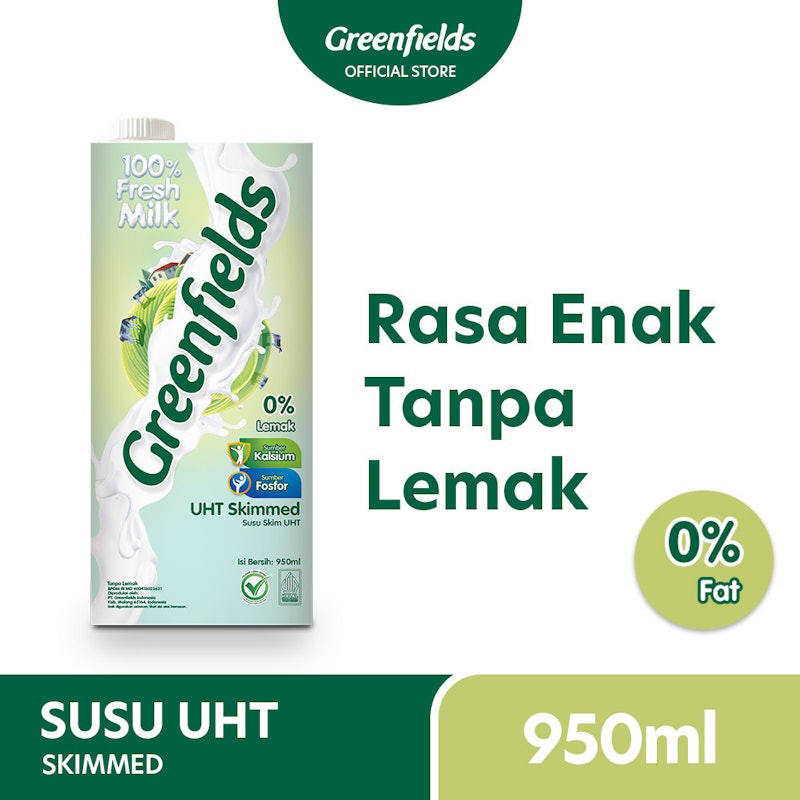 Greenfields UHT Skimmed 950 ml 3