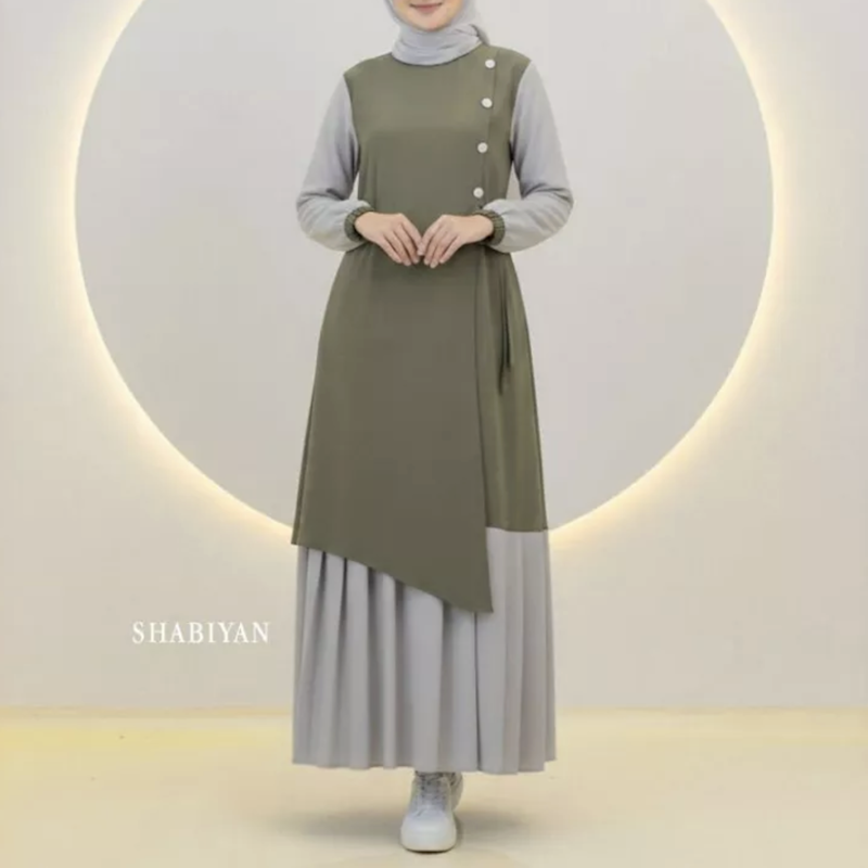 Shabiyan Gamis Wanita Polos 3