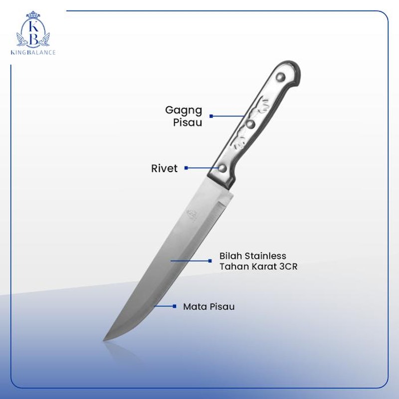 King Balance Pisau Stainless Steel Serbaguna 4