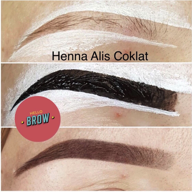 Hello Brow Hello Brow Set A (Henna + Kuas)