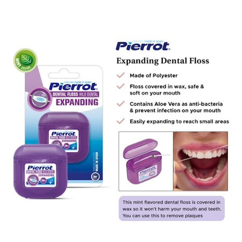 Pierrot Dental Floss Hilo Dental Expanding