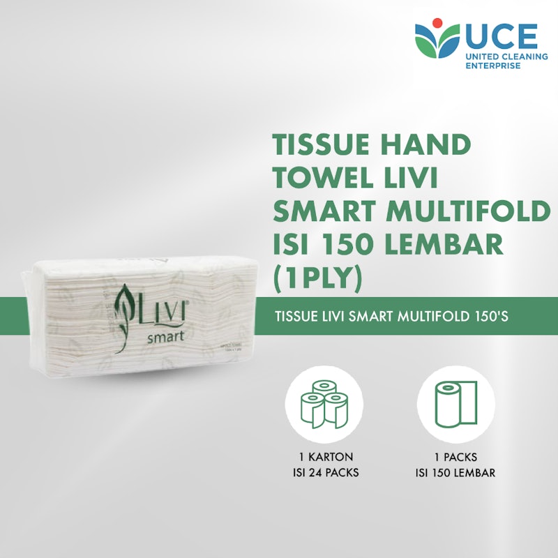 Livi EDay MFold Towel 150s Plastic 4