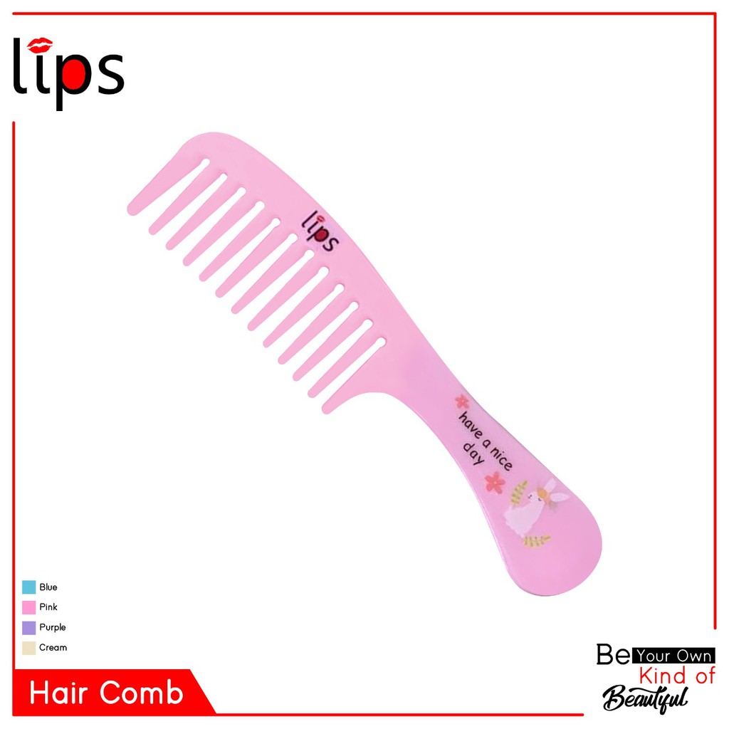  Lips Sisir Flat Wanita Have a Nice Day