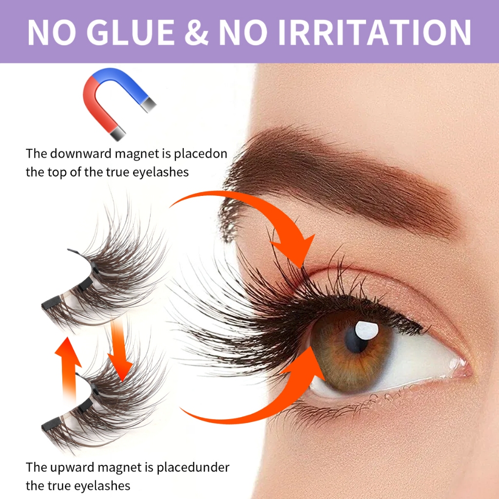  MAGEFY Magnetic Eyelashes 02 (2 Pairs) 7869