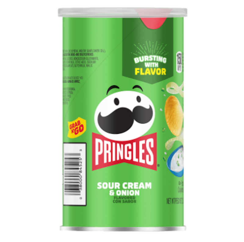 Pringles Grab & Go Sour Cream & Onion 1
