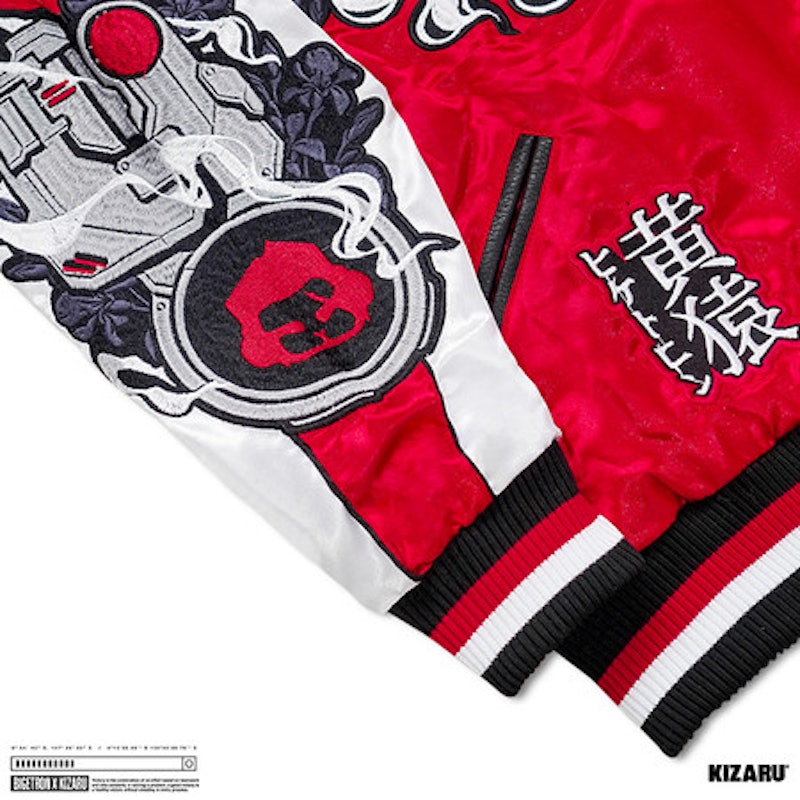 KIZARU X BIGETRON Jaket Sukajan Red Ronin 3