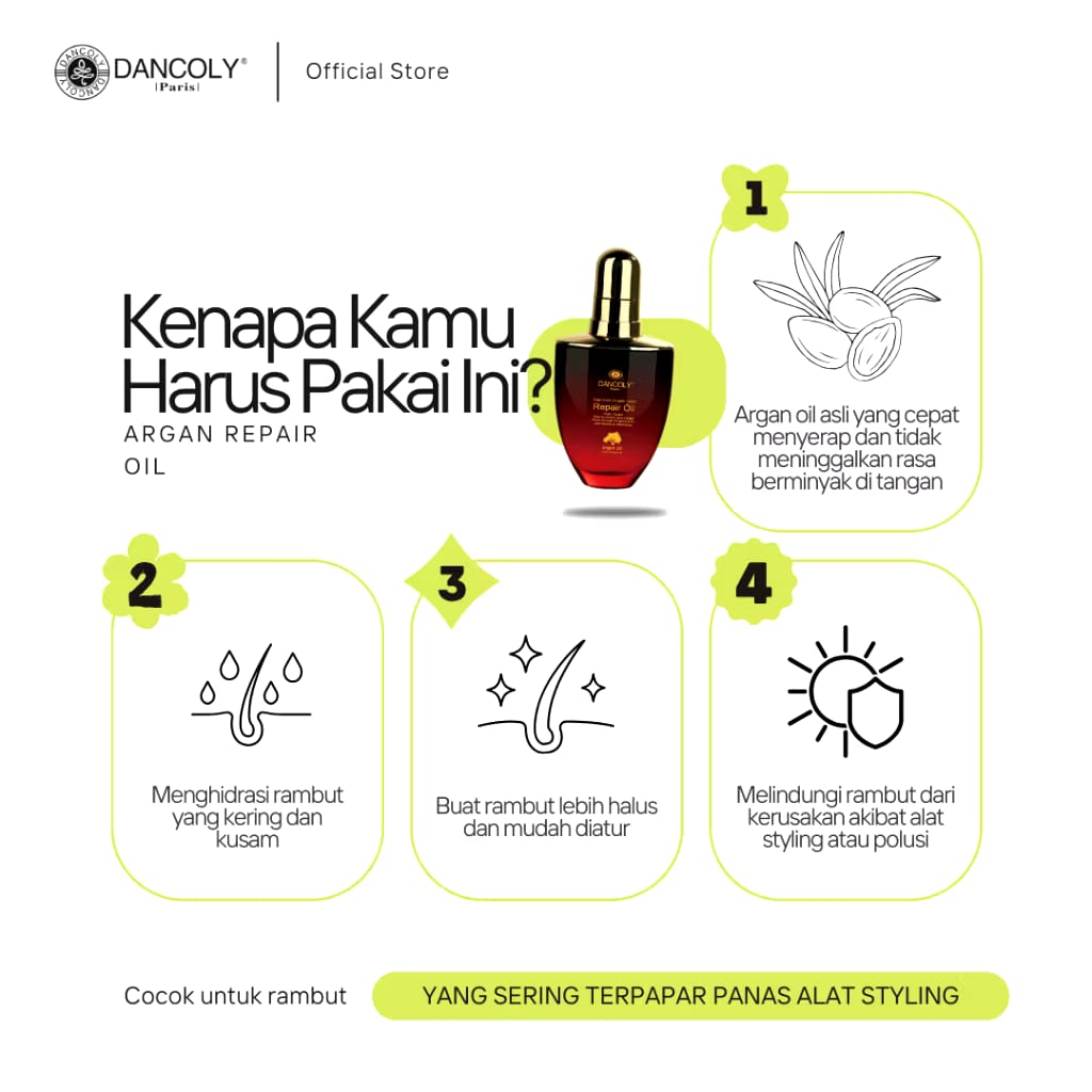 Dancoly Cosmetique Dancoly Argan Repair Oil