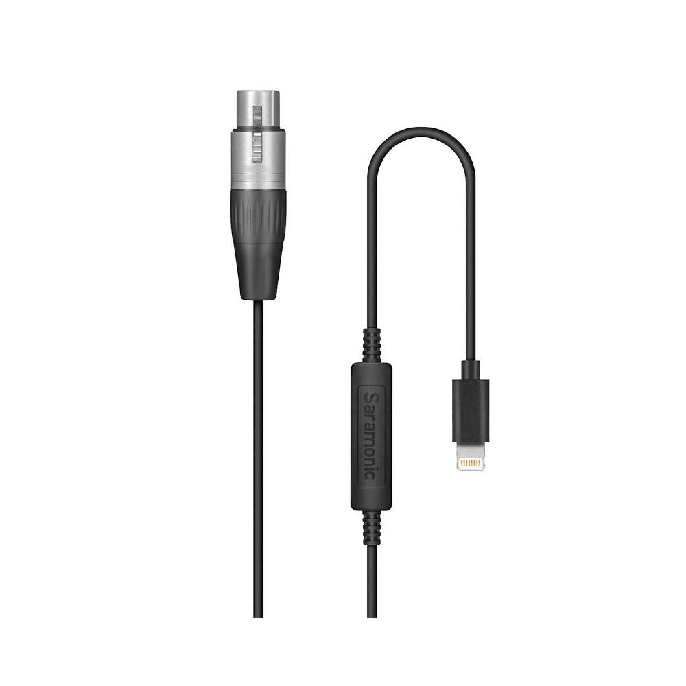 Saramonic LC-XLR Female XLR to Apple Lightning Mic Output Cable 1