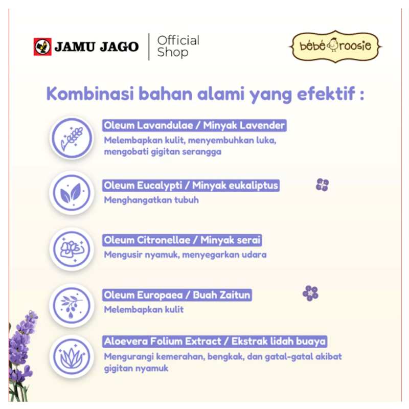 Bébé Roosie Bugs Repellent (Anti Nyamuk) 5