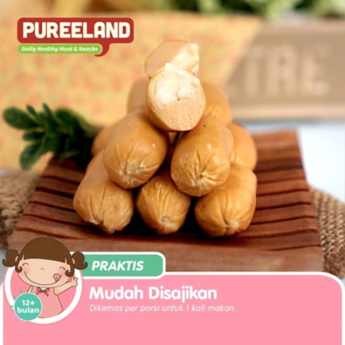 Pureeland Nutritama Prima Pureeland Petite Sausage Beef Cheese 