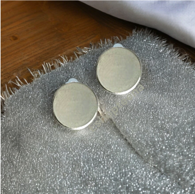  Anting Hijab Bulat Besi  A137