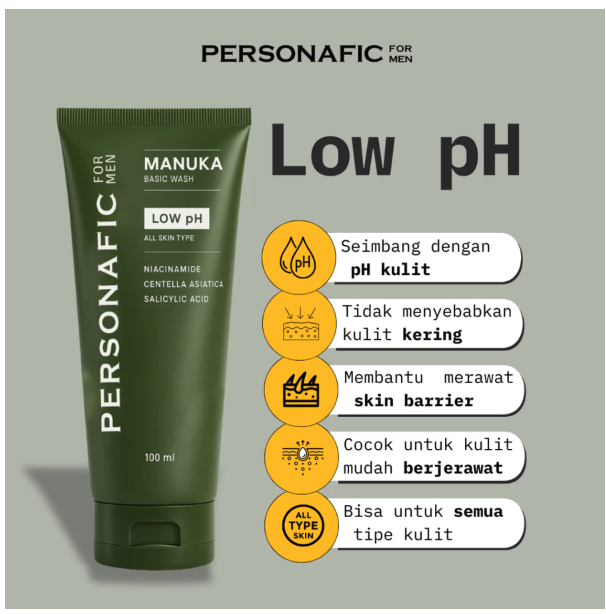 Personafic Manuka Basic Wash Low pH 4