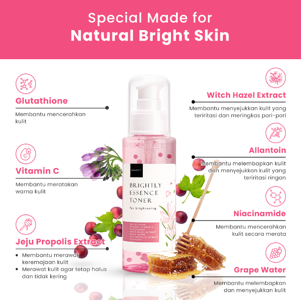 Scarlett Whitening Brightly Essence Toner